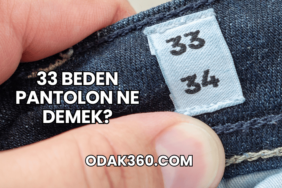 33 Beden Pantolon Ne Demek?