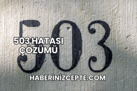 503 Hatası Çözümü