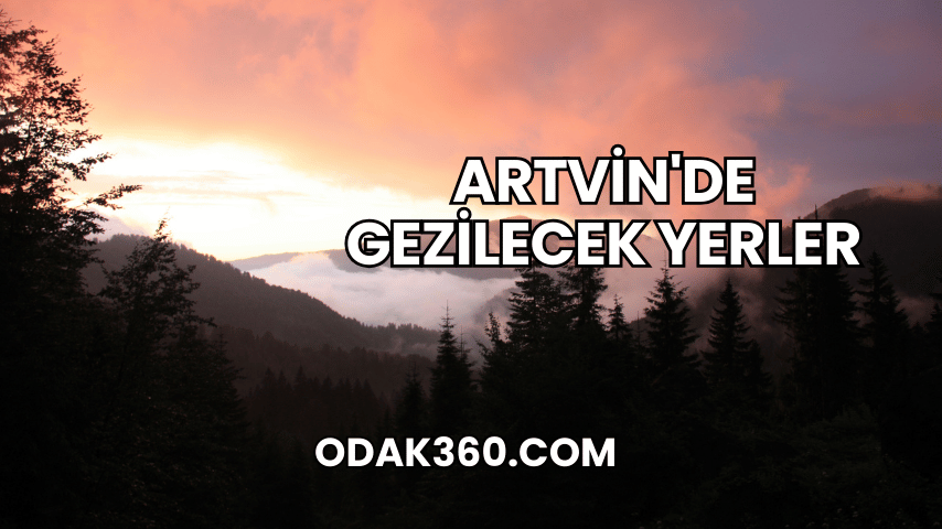 Artvin'de Gezilecek Yerler