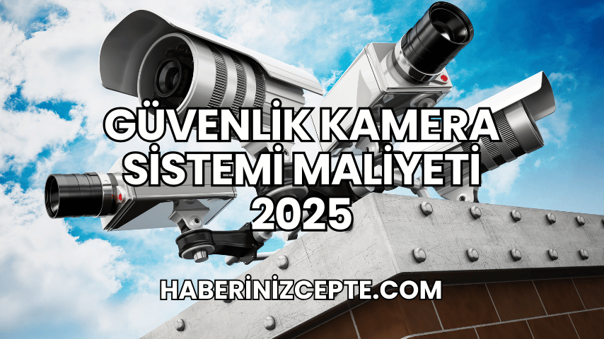 Güvenlik Kamera Sistemi Maliyeti 2025