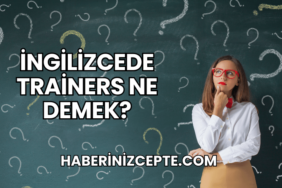 İngilizcede Trainers Ne Demek?