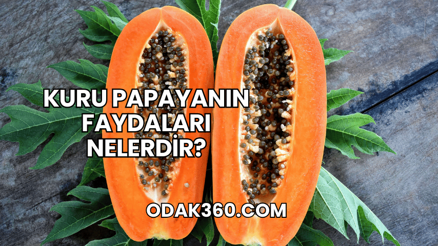 Kuru Papayanın Faydaları Nelerdir?