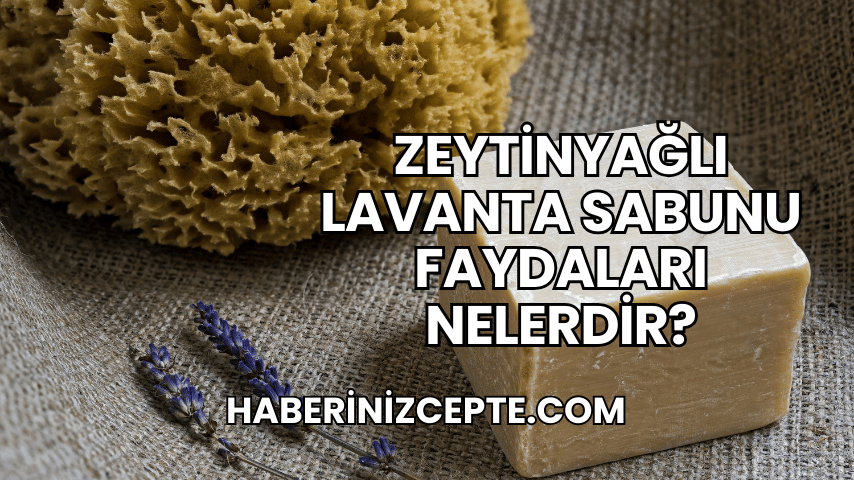 Zeytinyağlı Lavanta Sabunu Faydaları Nelerdir?